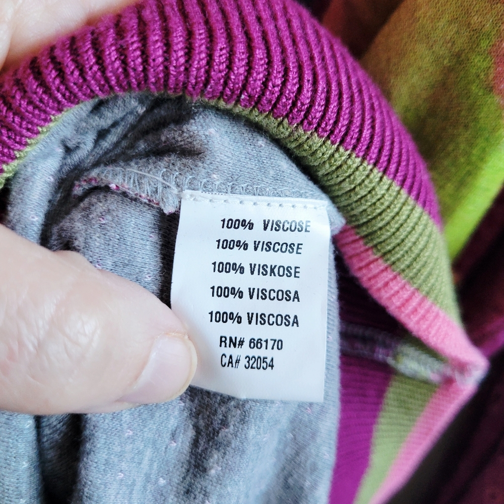 Anthropologie Purple Floral Knit Sweater - Picture 8 of 8
